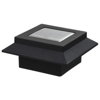 Produktbild för Sollampa LED set 6 st fyrkantig 12 cm svart