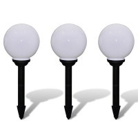 Miniatyr av produktbild för Utomhuslampor 3 st LED 20 cm med markspett