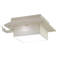 Produktbild för Sollampa LED set 6 st fyrkantig 12 cm vit