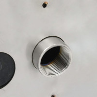 Miniatyr av produktbild för Poolfontän med LED 22x60x70 cm rostfritt stål 304