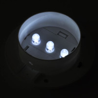 Produktbild för Ytterbelysning LED Vit 6-pack Solcell