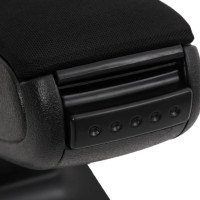 Produktbild för Armstöd till bil svart 16x32x(35-50,5) cm ABS