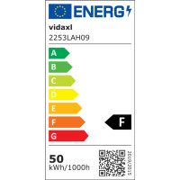 Produktbild för Strålkastare med sensor 50 W LED kallvit