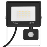 Produktbild för Strålkastare med sensor 30 W LED varmvit