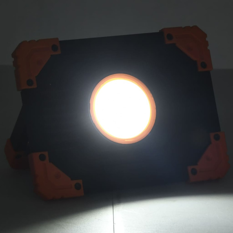 Produktbild för Bärbar strålkastare ABS 10 W LED kallvit