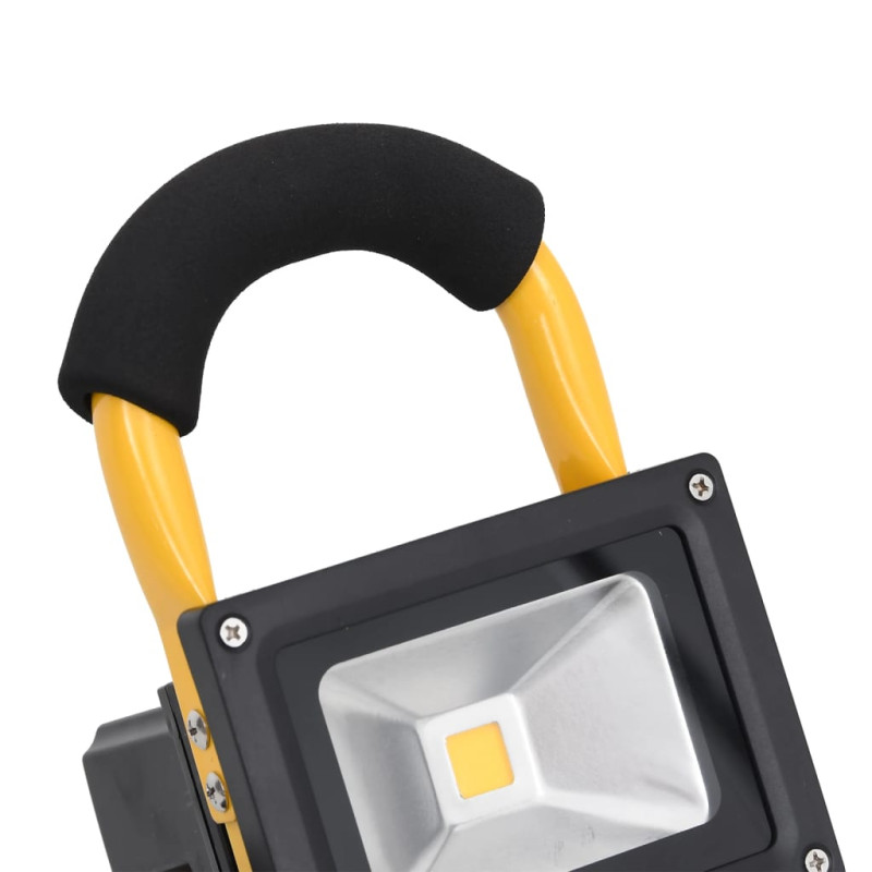Produktbild för Laddningsbar strålkastare med handtag 30 W LED kallvit
