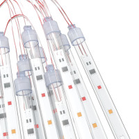 Produktbild för Meteorregn 20 st 50 cm 720 LED flerfärgad inne/ute