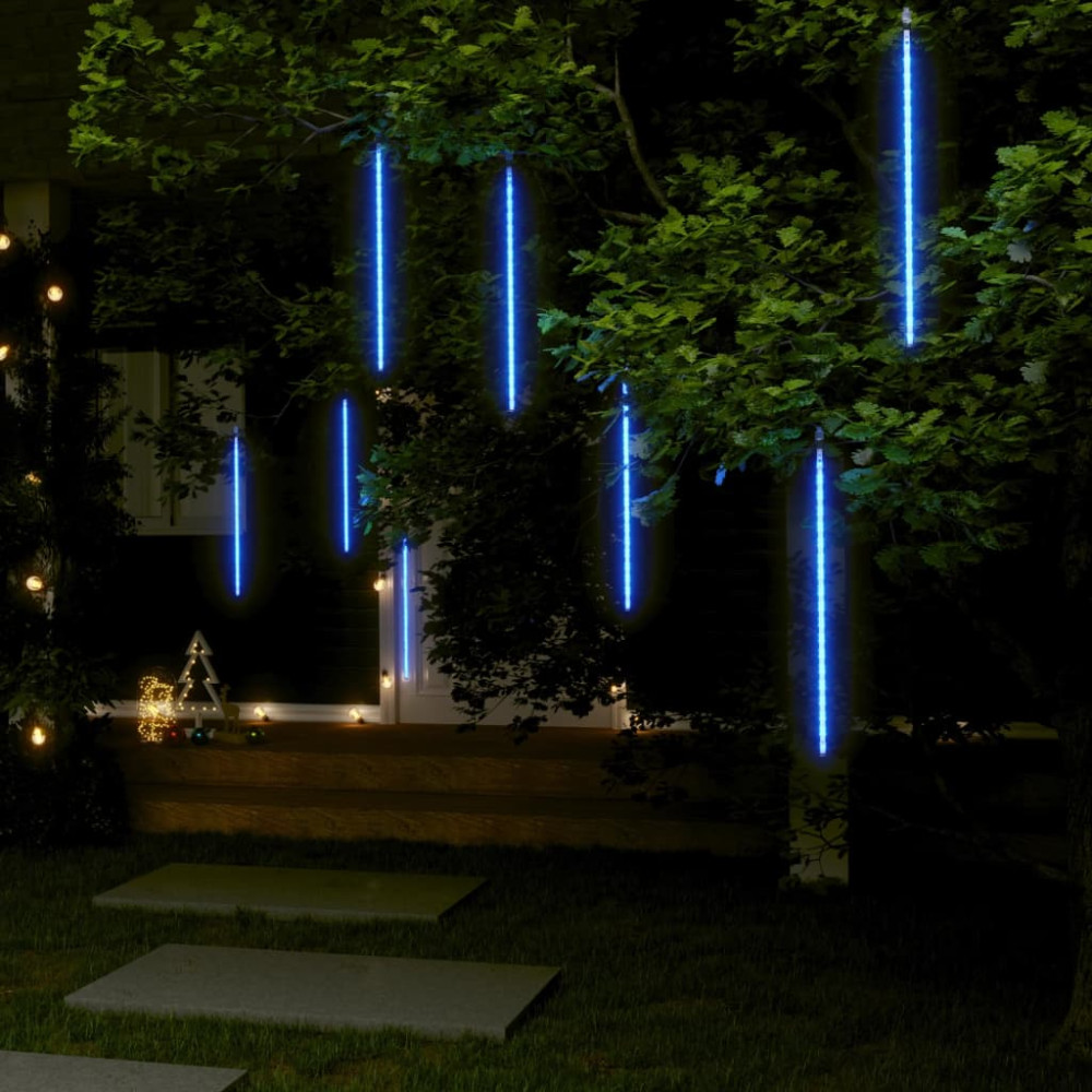 Produktbild för Meteorregn 8 st 50 cm 288 LED blå inne/ute
