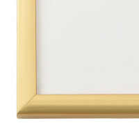 Produktbild för Fotoramar 3 st för bord guld 21x29,7cm MDF