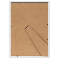 Produktbild för Fotoramar 3 st för bord vit 15x21 cm MDF