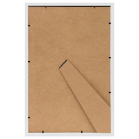 Produktbild för Fotoramar 3 st för bord vit 21x29,7cm MDF