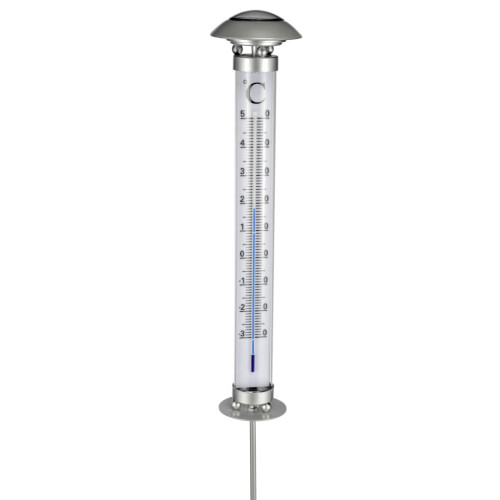 HI HI Soldriven termometer med lampa