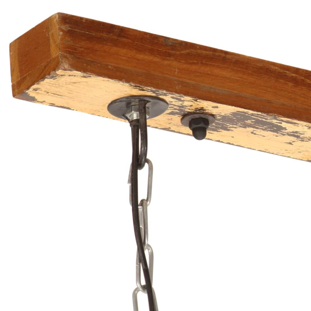 Produktbild för Hänglampa industriell vintage 25 W flerfärgad rund 111 cm E27