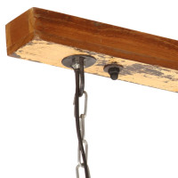 Produktbild för Hänglampa industriell vintage 25 W flerfärgad rund 111 cm E27