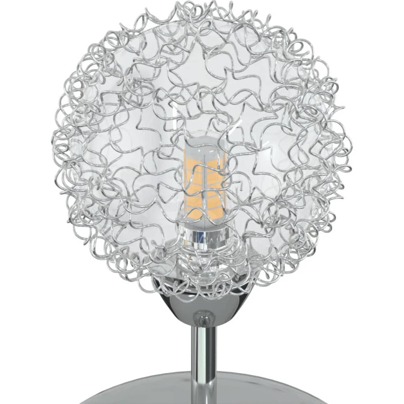 Produktbild för Taklampa med lampskärmar i tråd för 5 G9 LED-lampor