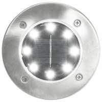 Produktbild för Marklampor soldrivna 8 st LED vit