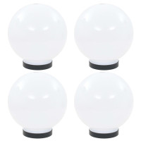 Produktbild för Globlampor 4 st LED sfäriska 20 cm PMMA
