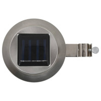 Produktbild för Solcellslampor 12 st LED runda 12 cm vit