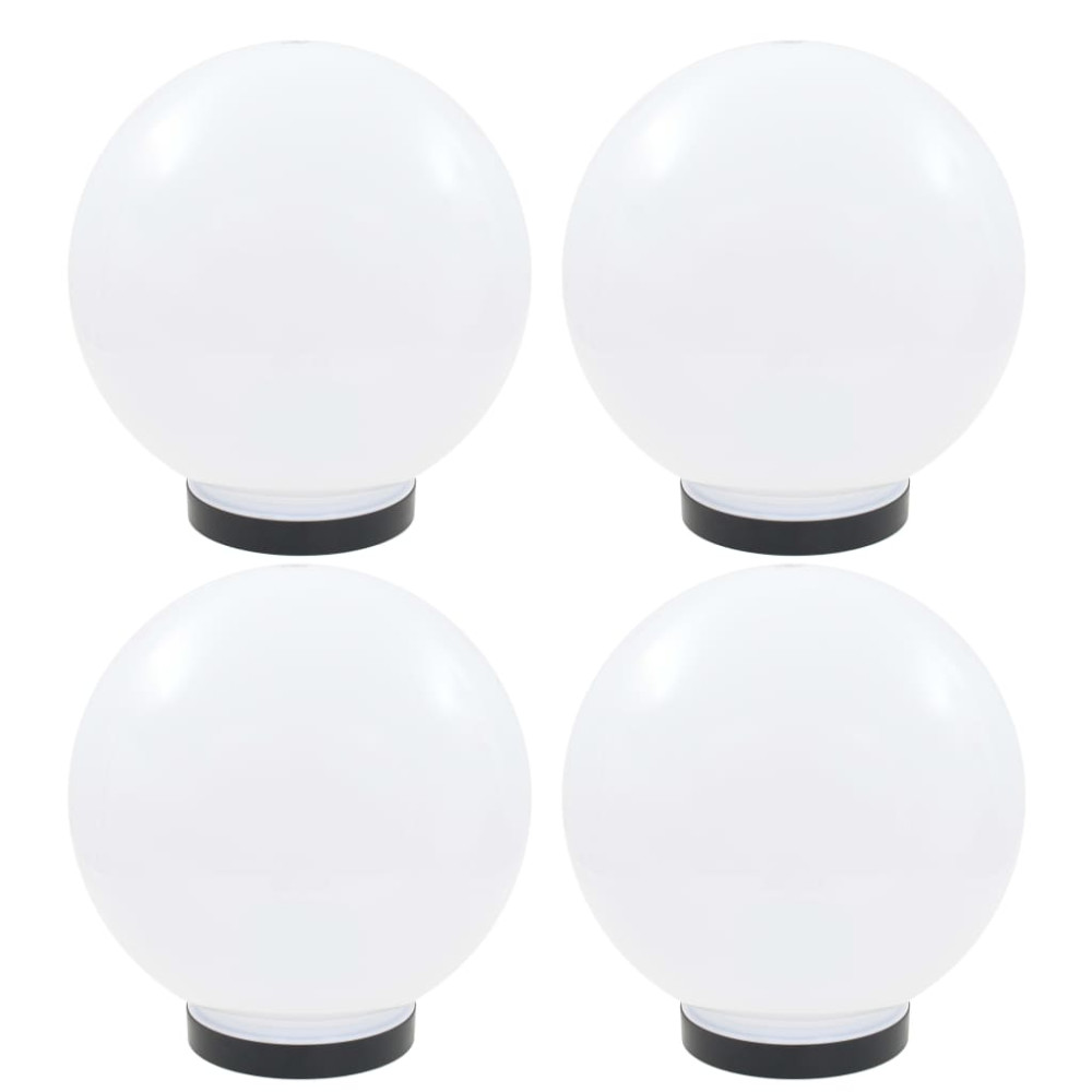 Produktbild för Globlampor 4 st LED sfäriska 25 cm PMMA