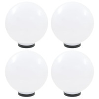 Miniatyr av produktbild för Globlampor 4 st LED sfäriska 30 cm PMMA
