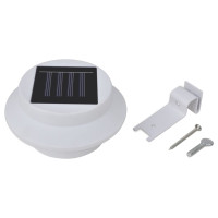Produktbild för Solcellslampor för staket 12 st LED vit