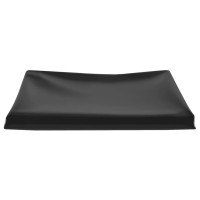 Produktbild för Dammduk svart 5x6 m PVC 0,5 mm