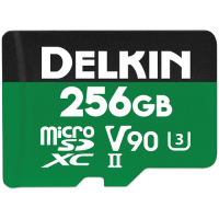 Miniatyr av produktbild för Delkin microSD Power 2000x UHS-II (V90) R300/W250 256GB