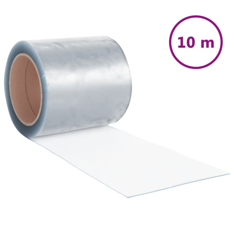 Produktbild för Köldridå transparent 200x1,6 mm 10 m PVC