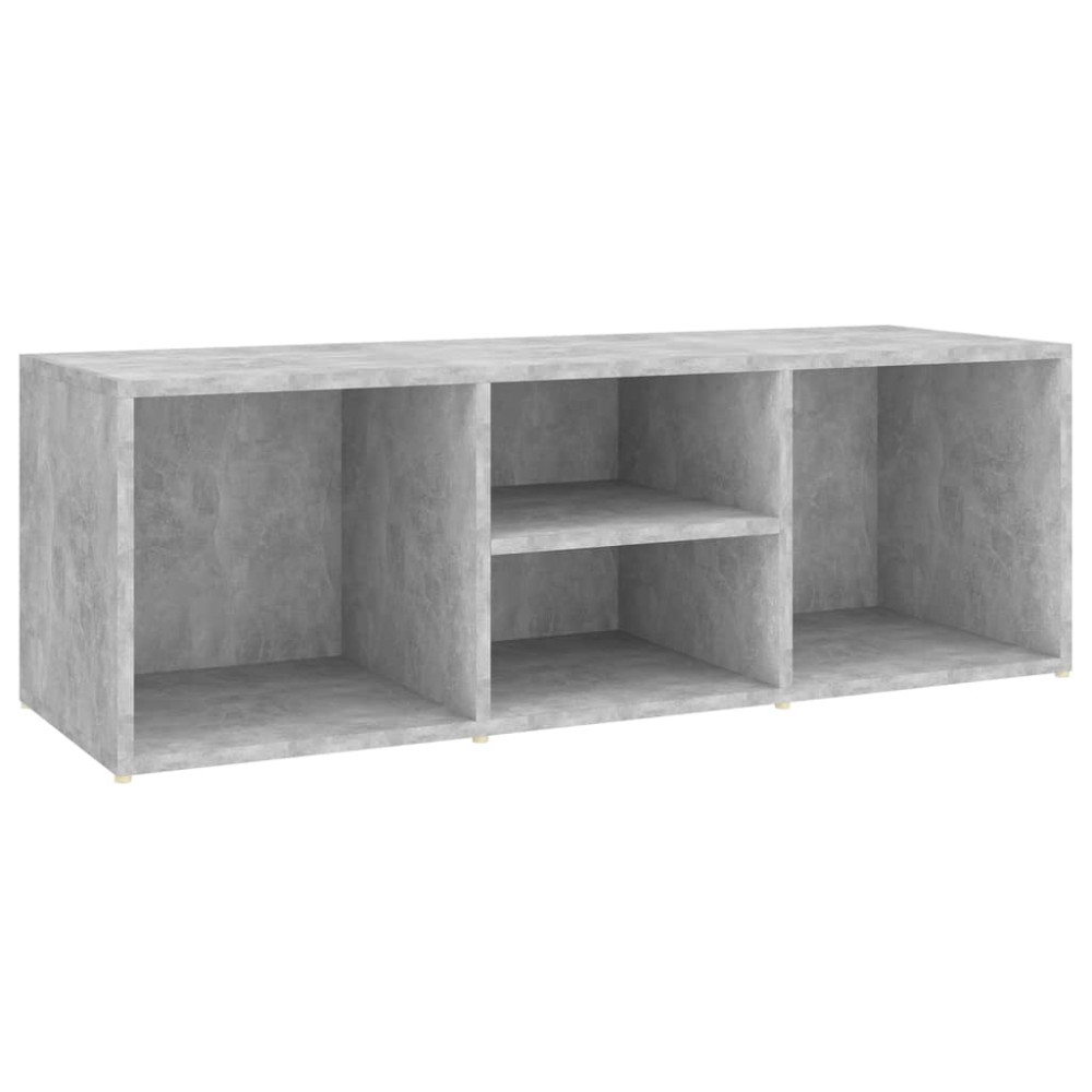 Produktbild för Skoförvaringsbänk betonggrå 105x35x35 cm konstruerat trä