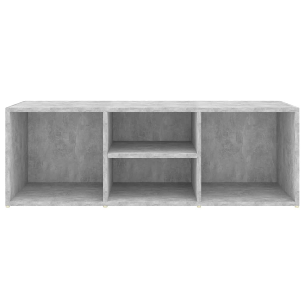 Produktbild för Skoförvaringsbänk betonggrå 105x35x35 cm konstruerat trä