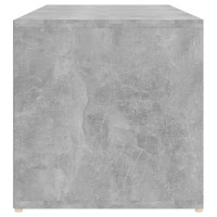 Produktbild för Skoförvaringsbänk betonggrå 105x35x35 cm konstruerat trä