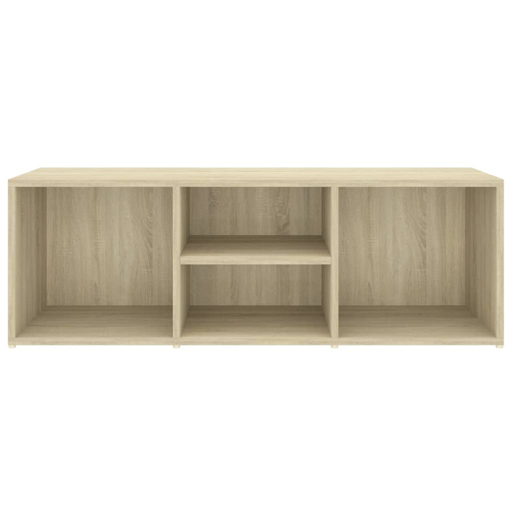 Produktbild för Skoförvaringsbänk sonoma-ek 105x35x35 cm konstruerat trä