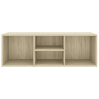 Produktbild för Skoförvaringsbänk sonoma-ek 105x35x35 cm konstruerat trä