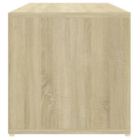 Produktbild för Skoförvaringsbänk sonoma-ek 105x35x35 cm konstruerat trä
