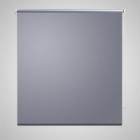 Produktbild för Rullgardin för mörkläggning 140 x 230 cm grå