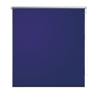 Produktbild för Rullgardin marinblå 100 x 230 cm mörkläggande