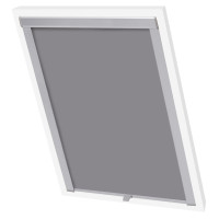 Produktbild för Mörkläggande rullgardin grå M06/306