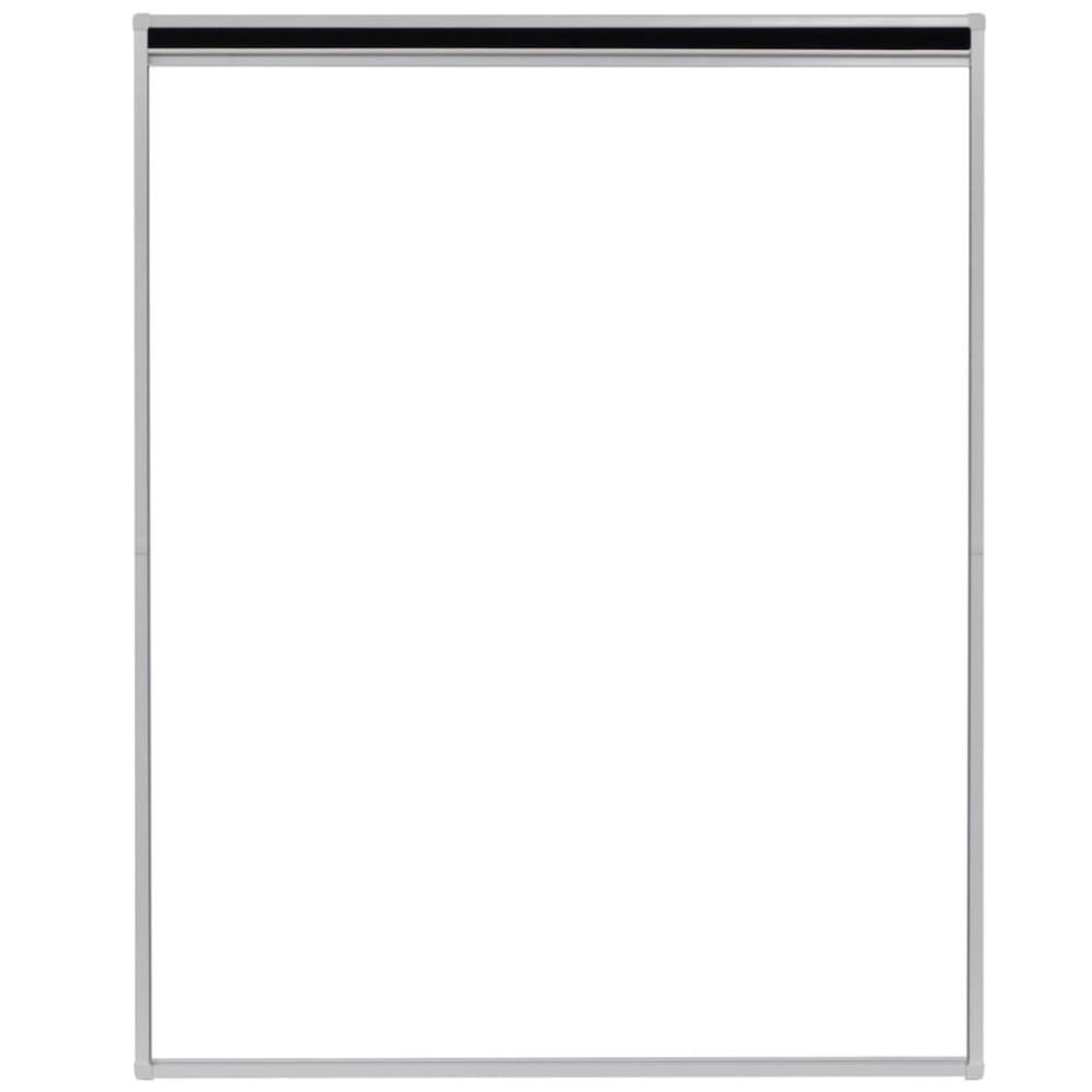 Produktbild för Plisserat insektsnät för fönster 80x100 cm aluminium