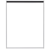 Produktbild för Plisserat insektsnät för fönster 80x100 cm aluminium