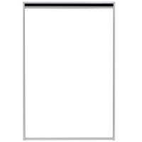 Produktbild för Plisserat insektsnät för fönster 80x120 cm aluminium