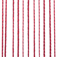 Produktbild för Trådgardiner 2 st 140x250 cm vinröd