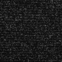 Produktbild för Trappstegsmattor självhäftande 15 st brodyr 65x21x4 cm mörkgrå