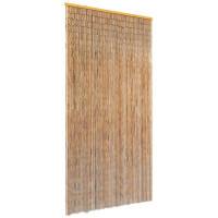 Produktbild för Dörrdraperi i bambu 90x220 cm