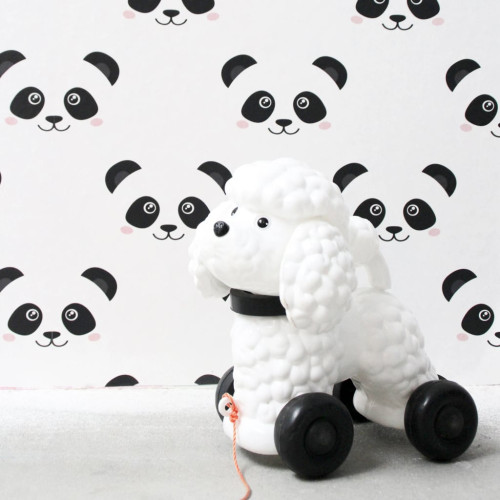 Noordwand Noordwand Tapet Fabulous World Panda vit