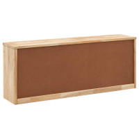 Produktbild för Skobänk 94x20x38 cm massivt valnötsträ