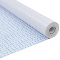 Produktbild för Fönsterfilm frostad randig design 0,9x10 m PVC