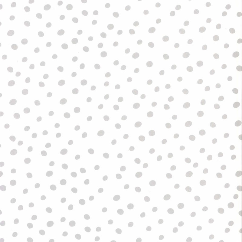Produktbild för Fabulous World Tapet Dots vit och grå 67106-1