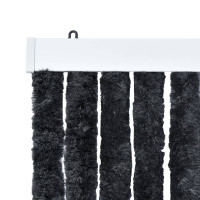 Produktbild för Insektsdraperi antracit 90x220 cm chenille