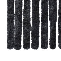 Produktbild för Insektsdraperi antracit 90x220 cm chenille