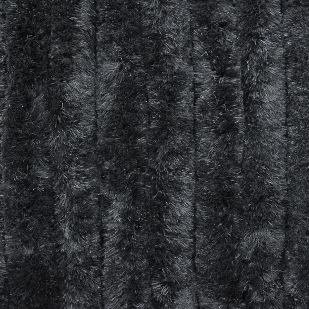 Produktbild för Insektsdraperi antracit 90x220 cm chenille